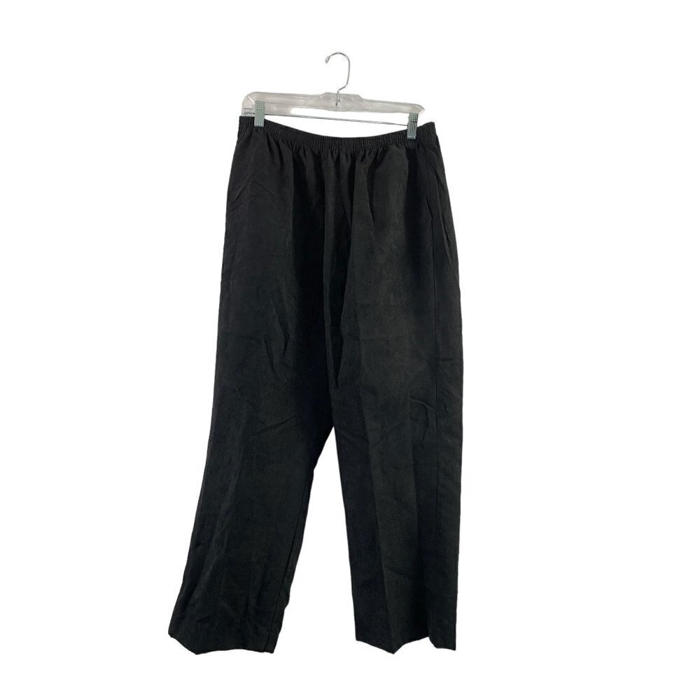 Alfred Dunner Women's Black Pants